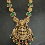 Emerald Lakshmi CZ Nakash Haram