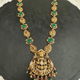 Emerald Lakshmi CZ Nakash Haram