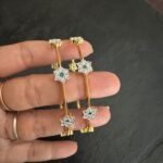 Flower Diamond Bangle