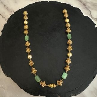 Pastel Green Bead Mala