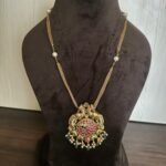 Peacock Kundan Work Long Necklace
