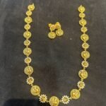 Laksmi peacock nakshi motif necklace set