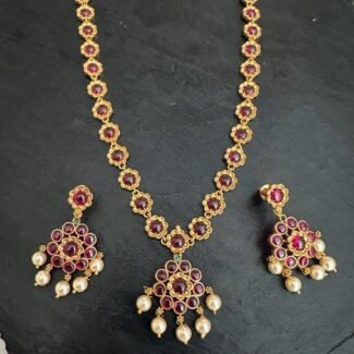 Kemp flower Necklace set