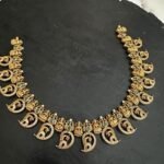 Mango Lakshmi Motif CZ Necklace