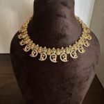 Mango Lakshmi Motif CZ Necklace