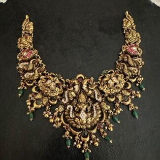 Lakshmi Peacock Antique Necklace