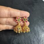Flower kemp jhumka