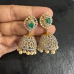 CZ Diamond Replica Jhumka