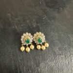 CZ Pearl Diamond Stud