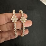 Diamond Replica CZ Flower Bangle