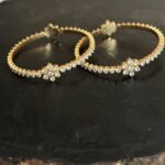 Diamond Replica CZ Flower Bangle