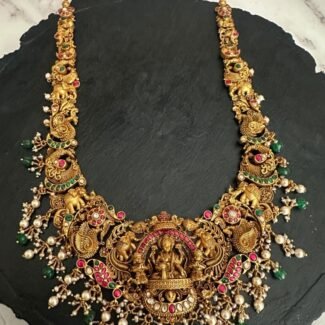 Lakshmi Peacock Kundan 3D Haram