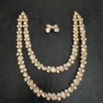 Simple 2 Layer Polki Necklace Set