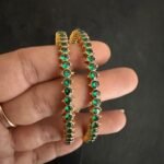 Simple Emerald Bangle