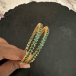 Simple Emerald Bangle