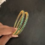 Simple Emerald Bangle
