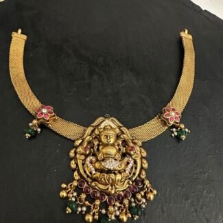 Lakshmi Kundan CZ Mess Necklace