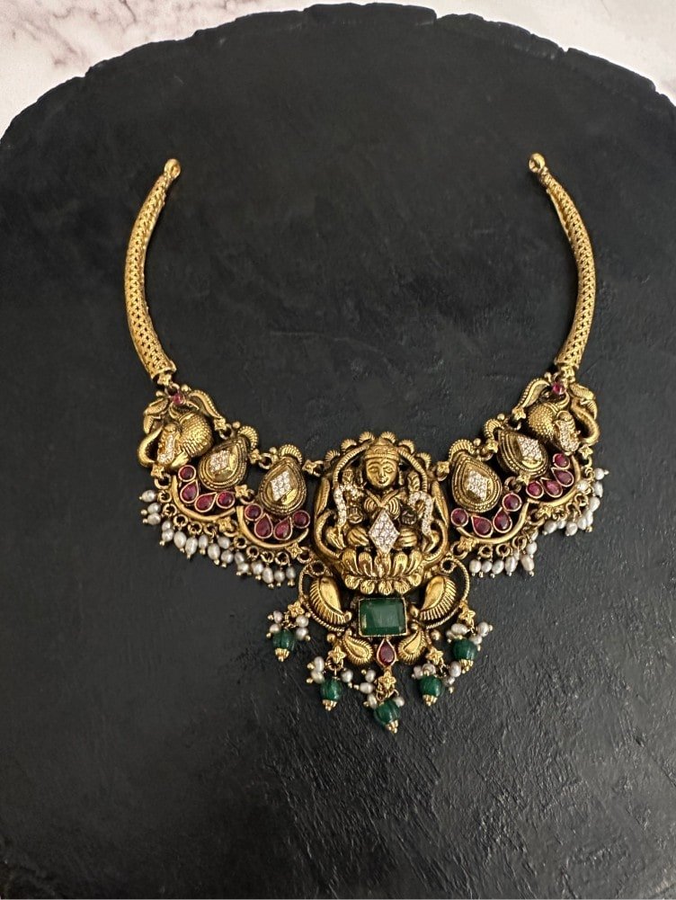 Kante Lakshmi Peacock Necklace Kante Lakshmi Peacock Necklace