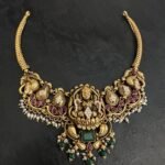 Kante Lakshmi Peacock Necklace