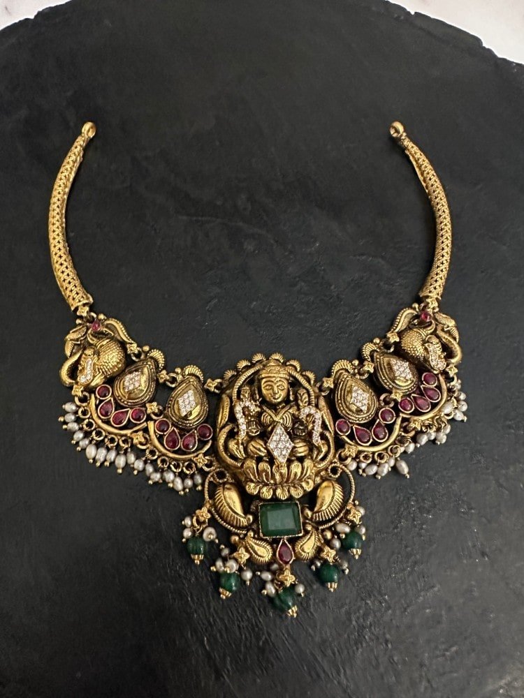 Kante Lakshmi Peacock Necklace Kante Lakshmi Peacock Necklace