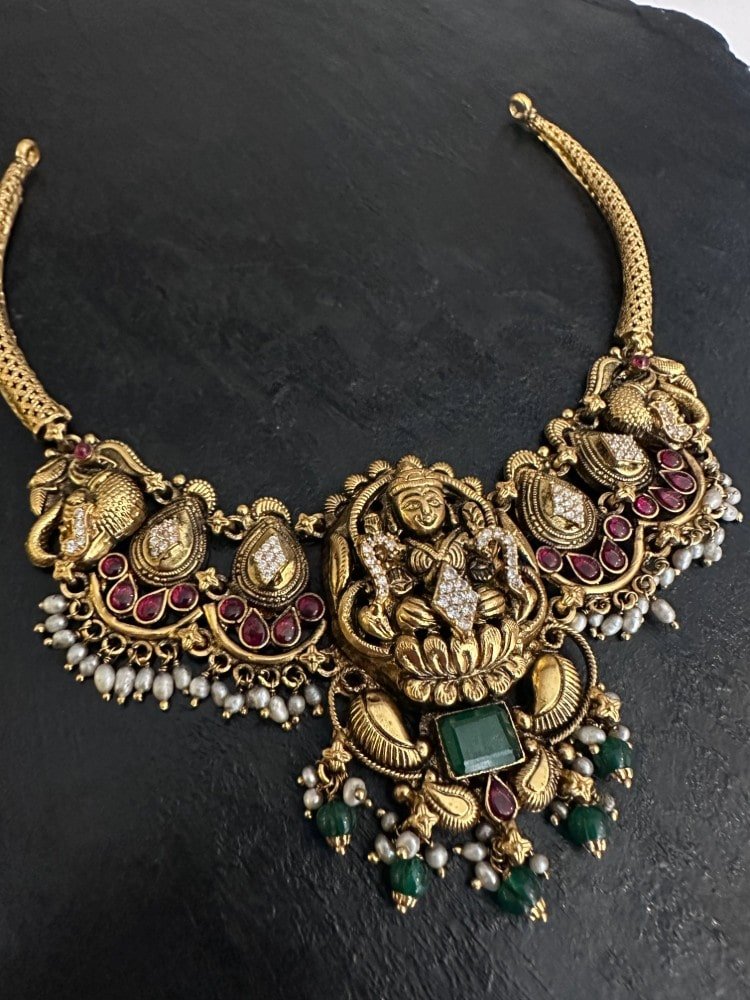 Kante Lakshmi Peacock Necklace Kante Lakshmi Peacock Necklace
