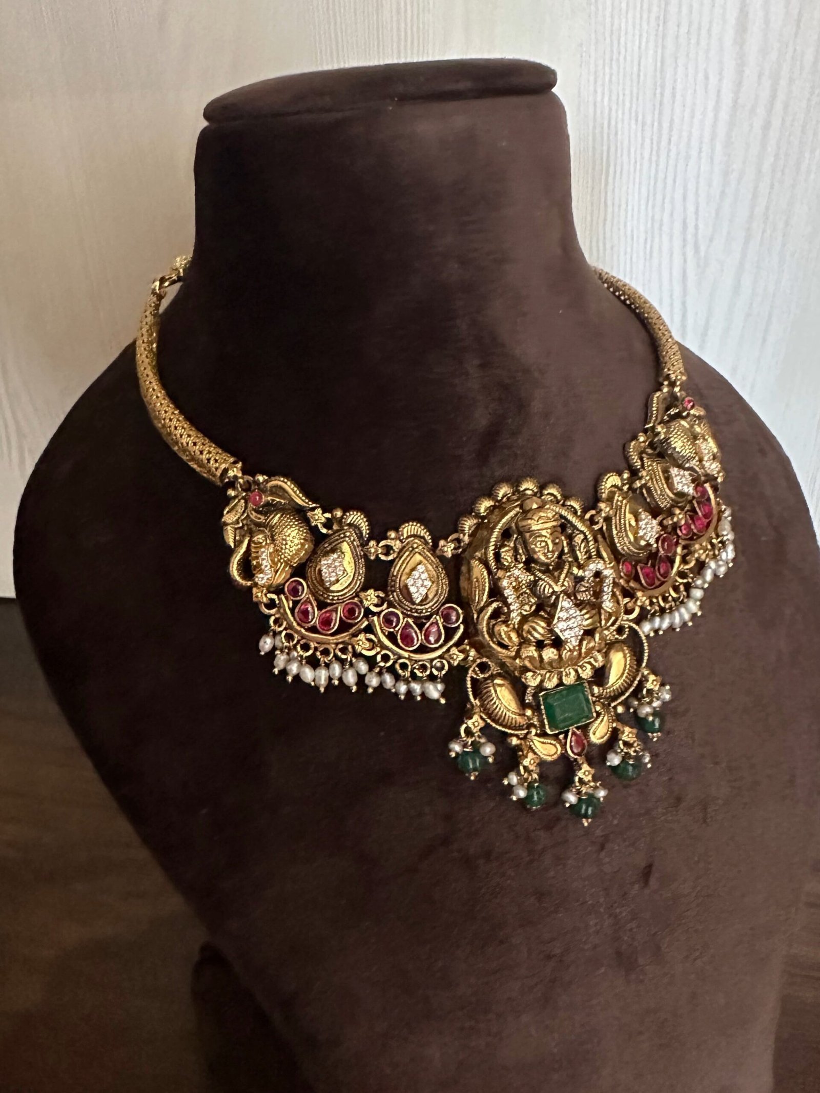 Kante Lakshmi Peacock Necklace Kante Lakshmi Peacock Necklace