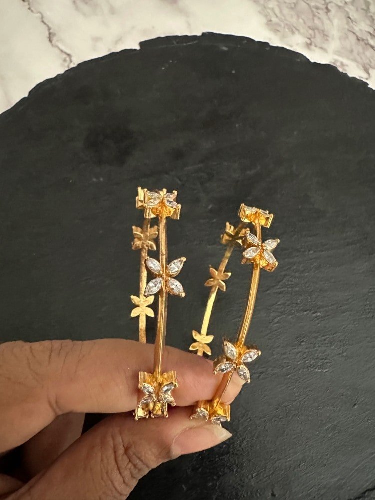 CZ Petal Bangle CZ Petal Bangle