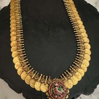 Kundan Pendant Coin Haram