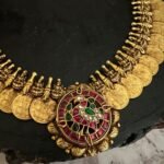 Kundan Pendant Coin Haram