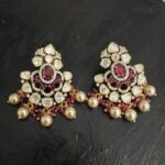 Ruby polki pearl choker set