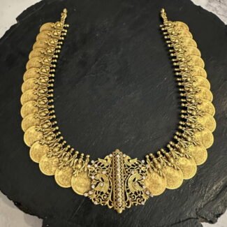 Peacock Coin Haram Necklace