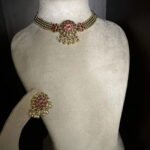 Kundan Flower Design Choker Set