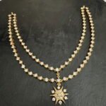 2 Layer Diamond Setting Necklace