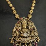 Lakshmi Antique CZ Pendant Mala
