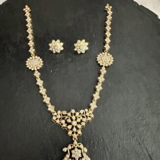 Diamond Setting Necklace Set
