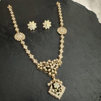 Diamond Setting Necklace Set
