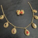 Invisible Navarathna Stone Chain Set