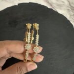 5 Stones Flower Bangle