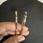 Closed Setting Diamond Replica Bangle