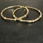 Closed Setting Diamond Replica Bangle