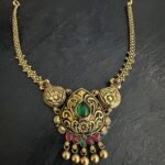 Mango Drop Design Simple Necklace