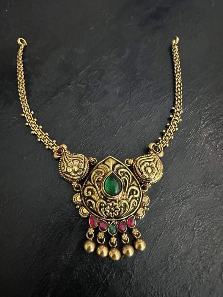 Mango Drop Design Simple Necklace Mango Drop Design Simple Necklace