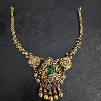 Mango Drop Design Simple Necklace