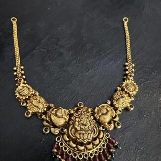 Lakshmi Peacock Nakash Simple Necklace