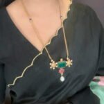 Kolapuri Pendant In Long Chain - Tanvi