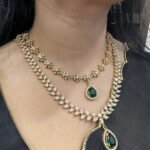 2 in 1 Detachable Diamond Replica necklace set