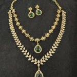 2 in 1 Detachable Diamond Replica necklace set