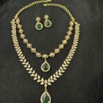 2 in 1 Detachable Diamond Replica necklace set