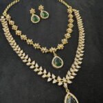 2 in 1 Detachable Diamond Replica necklace set
