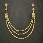 3 Layer flower CZ necklace set